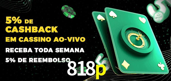 Promoções do cassino ao Vivo 818p